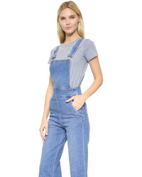 blaue Jeans Latzhose von Madewell