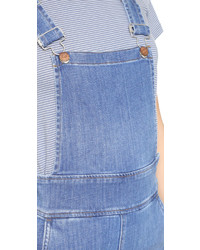 blaue Jeans Latzhose von Madewell