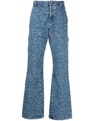 blaue Jeans mit Blumenmuster von Off-White
