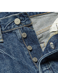 blaue Jeans mit Destroyed-Effekten von Levi's