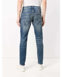 blaue Jeans mit Destroyed-Effekten von G-Star Raw Research