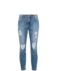 blaue Jeans mit Destroyed-Effekten von Amapô