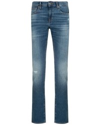 blaue Jeans mit Destroyed-Effekten von Armani Exchange