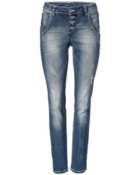 blaue Jeans mit Destroyed-Effekten von B.C. BEST CONNECTIONS by Heine