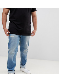 blaue Jeans mit Destroyed-Effekten von BadRhino