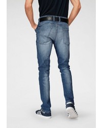 blaue Jeans mit Destroyed-Effekten von BRUNO BANANI