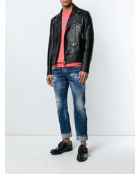 blaue Jeans mit Destroyed-Effekten von DSQUARED2