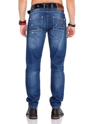 blaue Jeans mit Destroyed-Effekten von Cipo & Baxx