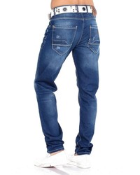 blaue Jeans mit Destroyed-Effekten von Cipo & Baxx