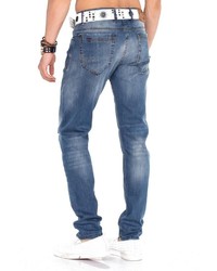 blaue Jeans mit Destroyed-Effekten von Cipo & Baxx