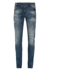 blaue Jeans mit Destroyed-Effekten von Cipo & Baxx