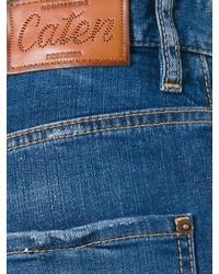 blaue Jeans mit Destroyed-Effekten von DSQUARED2