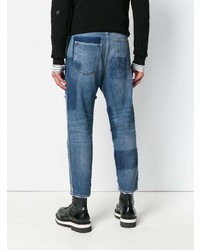 blaue Jeans mit Destroyed-Effekten von Diesel Black Gold