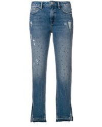 blaue Jeans mit Destroyed-Effekten von Liu Jo