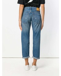 blaue Jeans mit Destroyed-Effekten von Calvin Klein Jeans