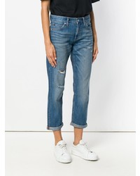 blaue Jeans mit Destroyed-Effekten von Calvin Klein Jeans