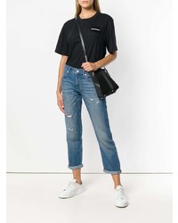 blaue Jeans mit Destroyed-Effekten von Calvin Klein Jeans