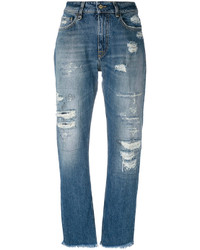 blaue Jeans mit Destroyed-Effekten von Cycle