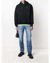 blaue Jeans mit Destroyed-Effekten von Diesel