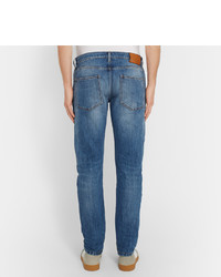blaue Jeans mit Destroyed-Effekten von Valentino