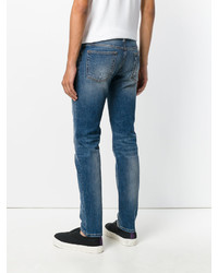 blaue Jeans mit Destroyed-Effekten von Dolce & Gabbana