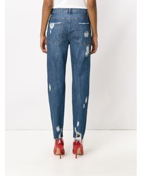 blaue Jeans mit Destroyed-Effekten von Nk