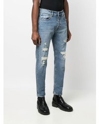 blaue Jeans mit Destroyed-Effekten von Haikure