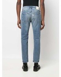 blaue Jeans mit Destroyed-Effekten von Haikure