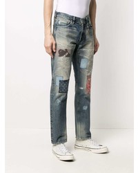 blaue Jeans mit Destroyed-Effekten von Poggys Box