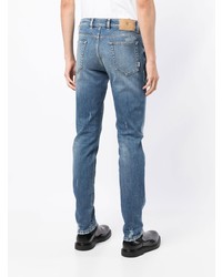 blaue Jeans mit Destroyed-Effekten von PT TORINO