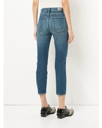 blaue Jeans mit Destroyed-Effekten von Hysteric Glamour