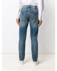 blaue Jeans mit Destroyed-Effekten von Calvin Klein Jeans