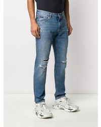 blaue Jeans mit Destroyed-Effekten von Dolce & Gabbana