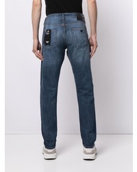 blaue Jeans mit Destroyed-Effekten von Emporio Armani