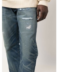 blaue Jeans mit Destroyed-Effekten von Polo Ralph Lauren