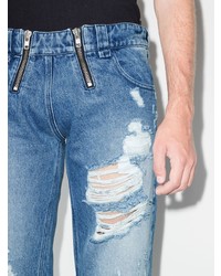 blaue Jeans mit Destroyed-Effekten von Gmbh