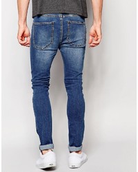 blaue Jeans mit Destroyed-Effekten von Dr. Denim