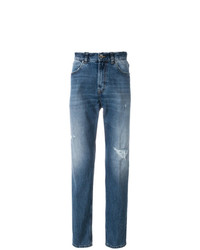 blaue Jeans mit Destroyed-Effekten von Eleventy