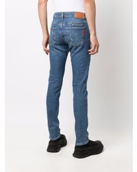 blaue Jeans mit Destroyed-Effekten von Philipp Plein