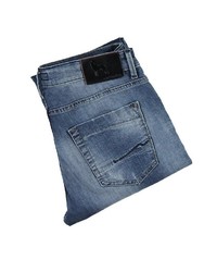 blaue Jeans mit Destroyed-Effekten von EMILIO ADANI