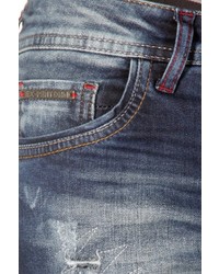 blaue Jeans mit Destroyed-Effekten von EX-PENT