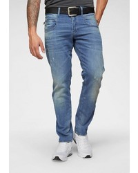 blaue Jeans mit Destroyed-Effekten von G-Star RAW