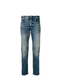 blaue Jeans mit Destroyed-Effekten von G-Star Raw Research
