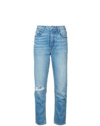 blaue Jeans mit Destroyed-Effekten von Grlfrnd