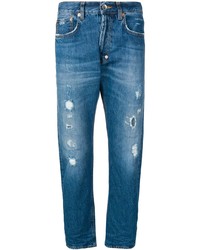 blaue Jeans mit Destroyed-Effekten von Haikure