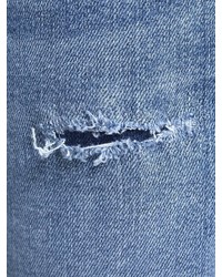 blaue Jeans mit Destroyed-Effekten von Jack & Jones