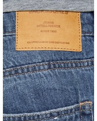 blaue Jeans mit Destroyed-Effekten von Jack & Jones