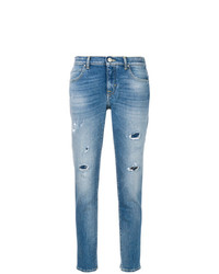 blaue Jeans mit Destroyed-Effekten von Jacob Cohen