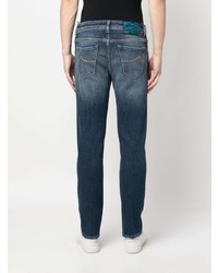 blaue Jeans mit Destroyed-Effekten von Jacob Cohen