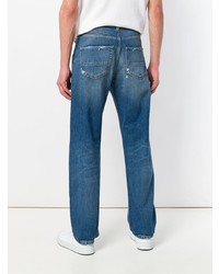 blaue Jeans mit Destroyed-Effekten von Kent & Curwen